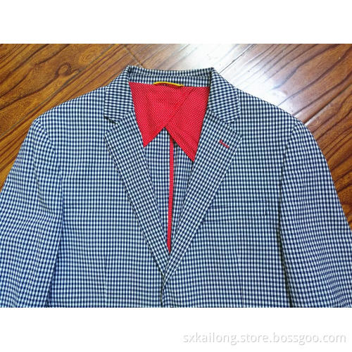Men's jackets men's suit jackets black white check